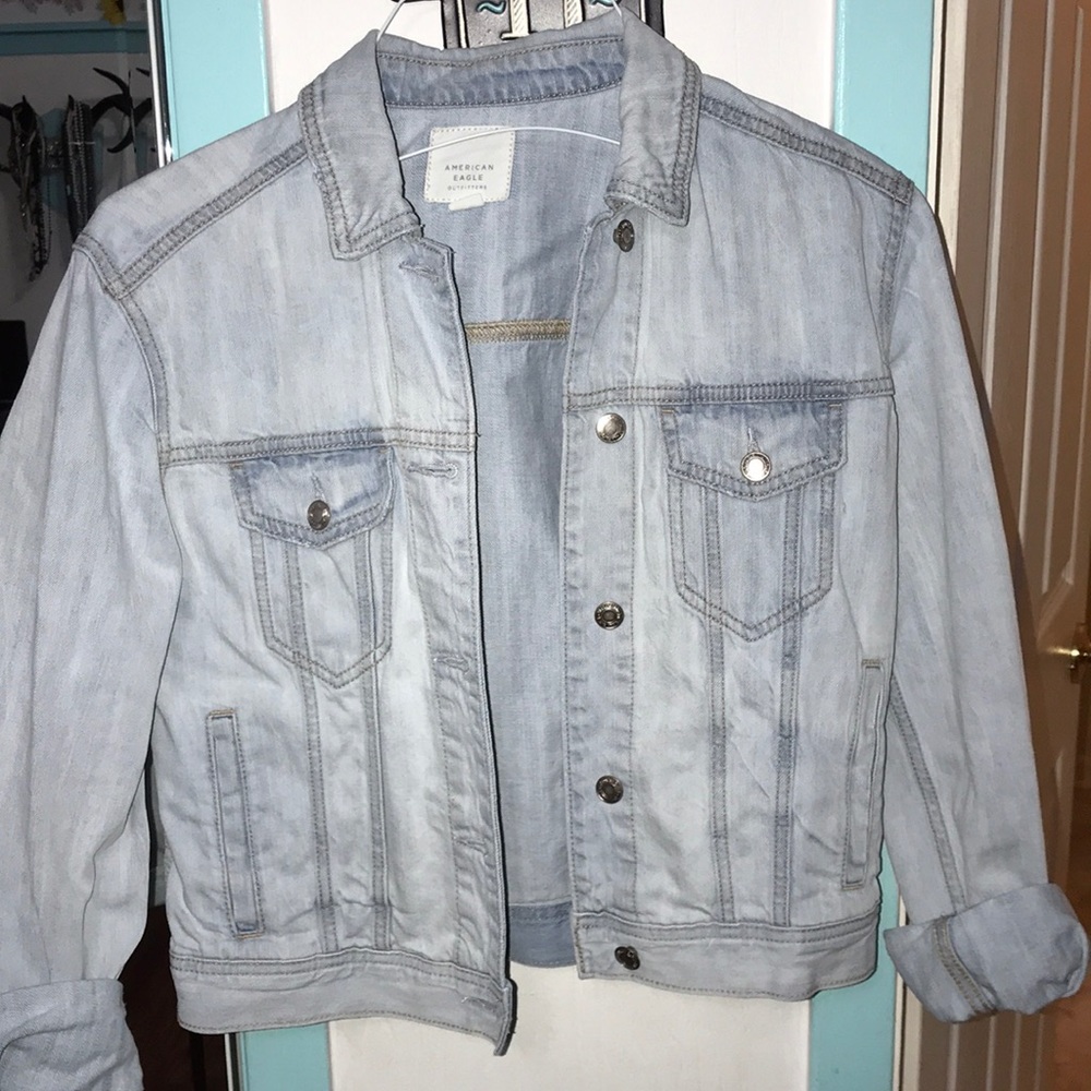 light wash denim jacket